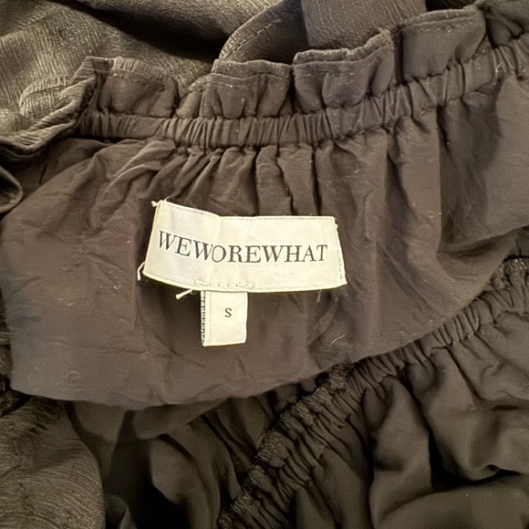 WeWoreWhat - Short black flowy dress - Like New - Picture 3 of 3